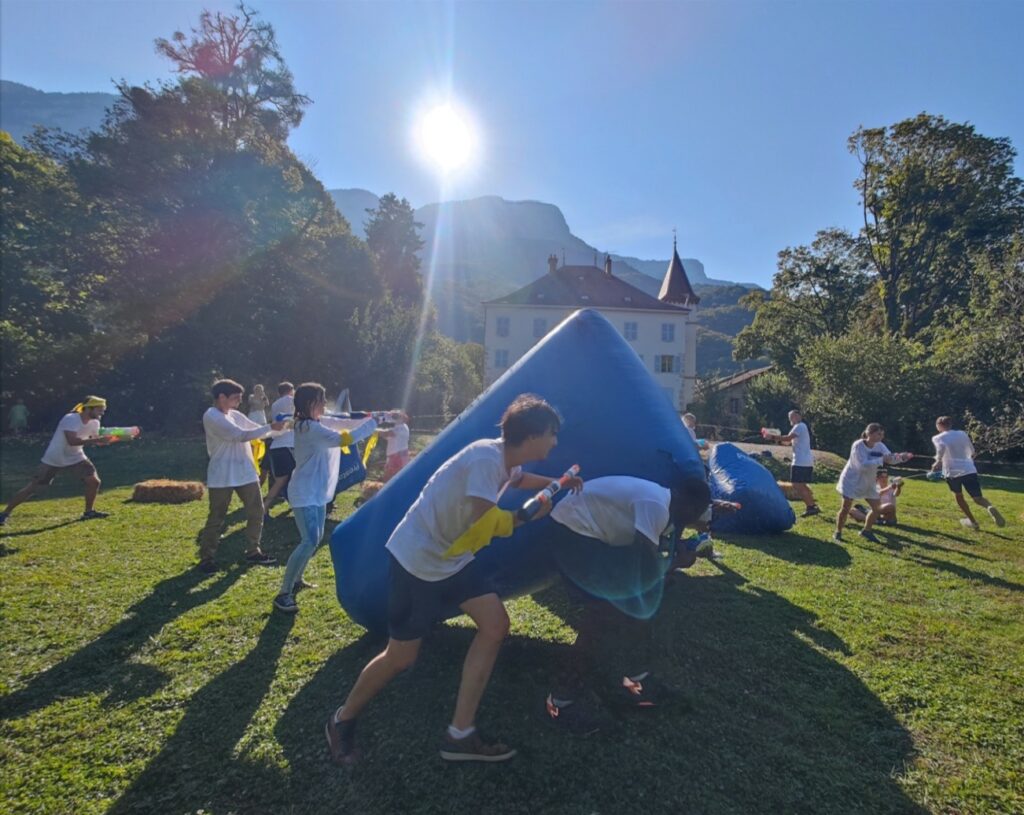 Water Game pour team building à Grenoble