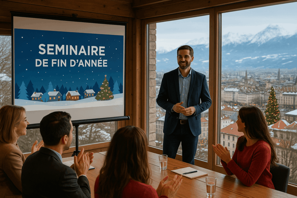 Organisation d'un séminaire d'entreprise de fin d'année à Grenoble