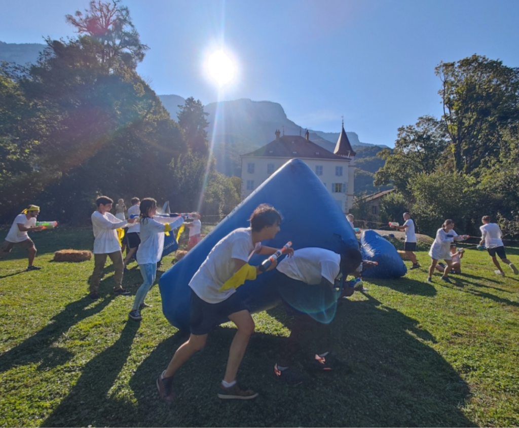 Water Game pour team building à Grenoble