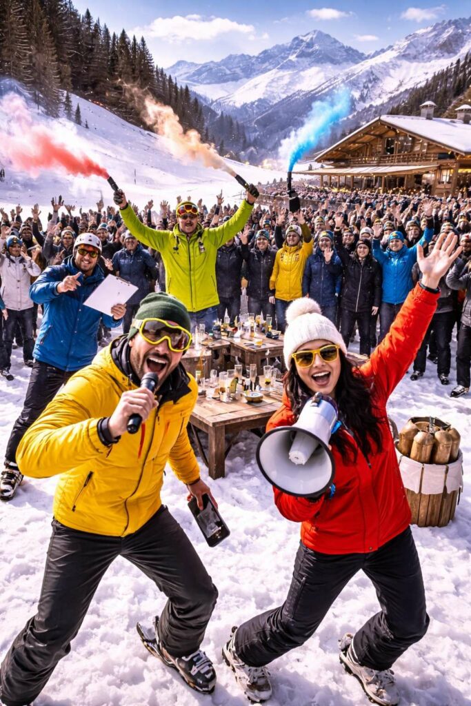 animation en station de ski